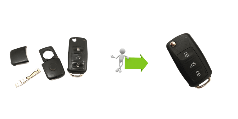 Reparación llaves y mandos de coche