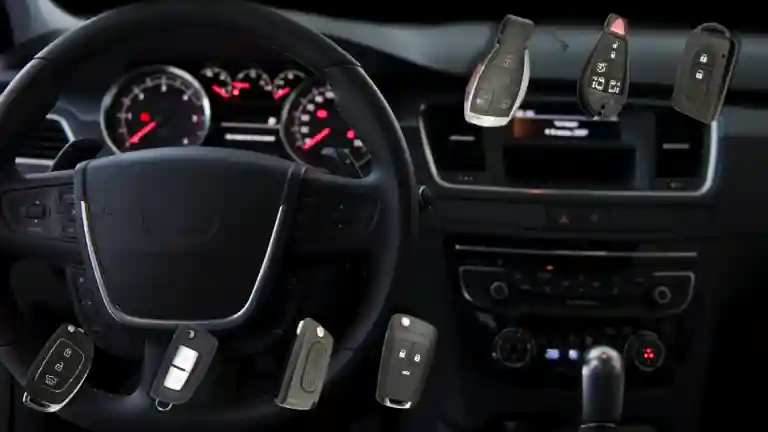 Carcasas llaves y mandos de coche